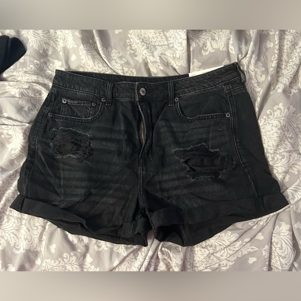 NWT Black American Eagle Jean Shorts